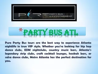Party Bus Atl