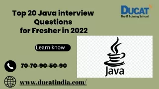 Top 20 Java interview Questions for Fresher in 2022