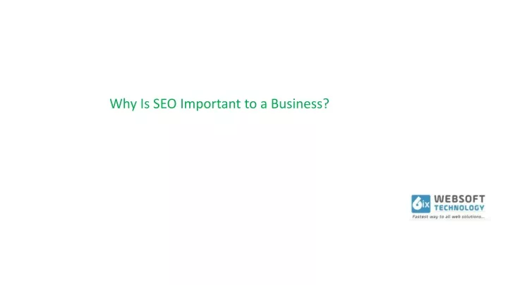 why is seo important to a business