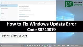 Windows Update Troubleshooter 1(559)312-2872, Fix Windows Update Error Code 80244019.