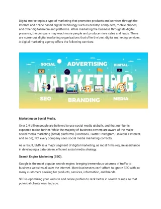 digital marketing is a type of marketing that