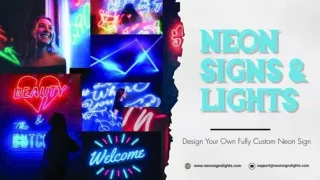 Add A Classic Look To Your Room With Custom Neon Signs Lights