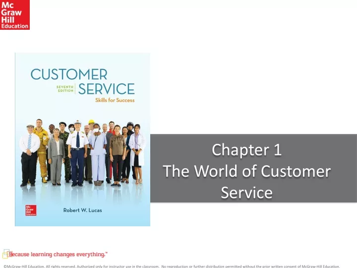chapter 1 the world of customer service