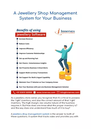 JewelSys - A jewellery Shop Management System for Your Business