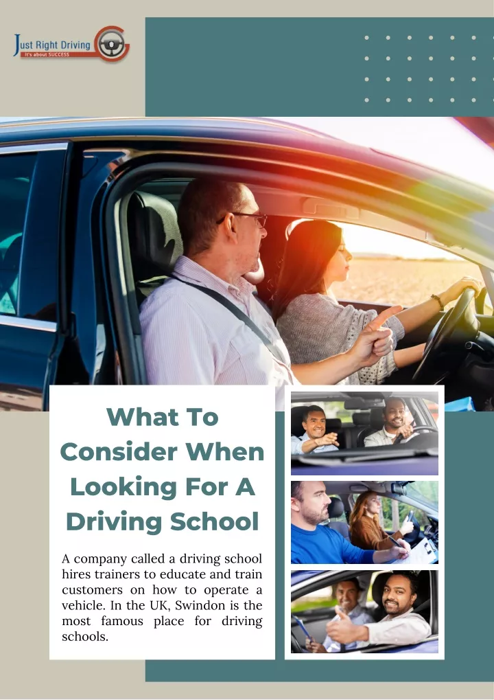 what to consider when looking for a driving school