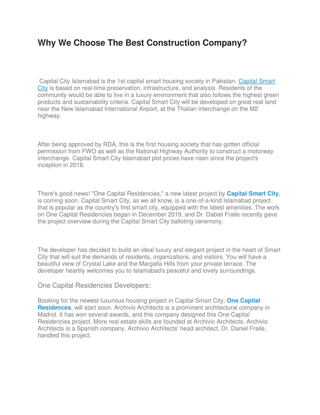 PPT - Why We Choose The Best Construction Company PowerPoint ...