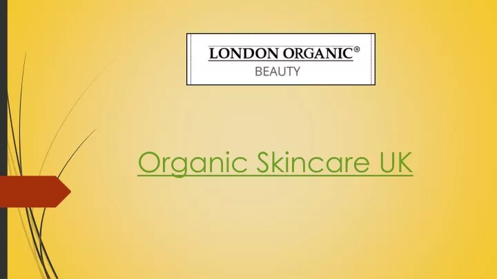 organic skincare uk