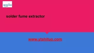 solder fume extractor