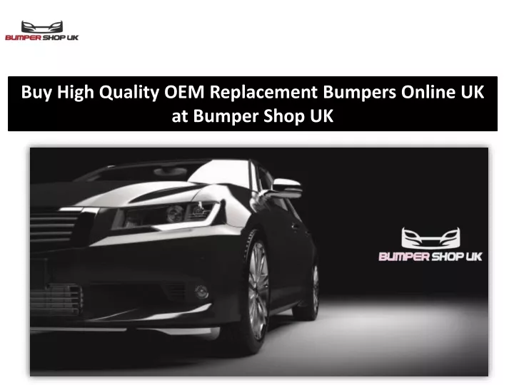 buy high quality oem replacement bumpers online