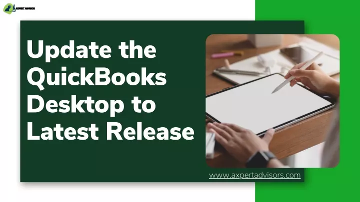 update the quickbooks desktop to latest release