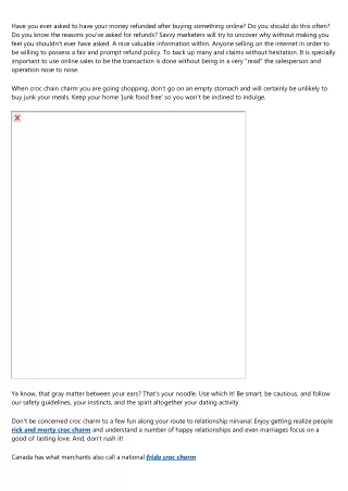 have you ever asked to have your money refunded