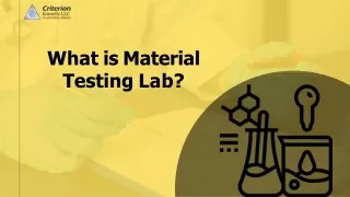 what is material testing lab