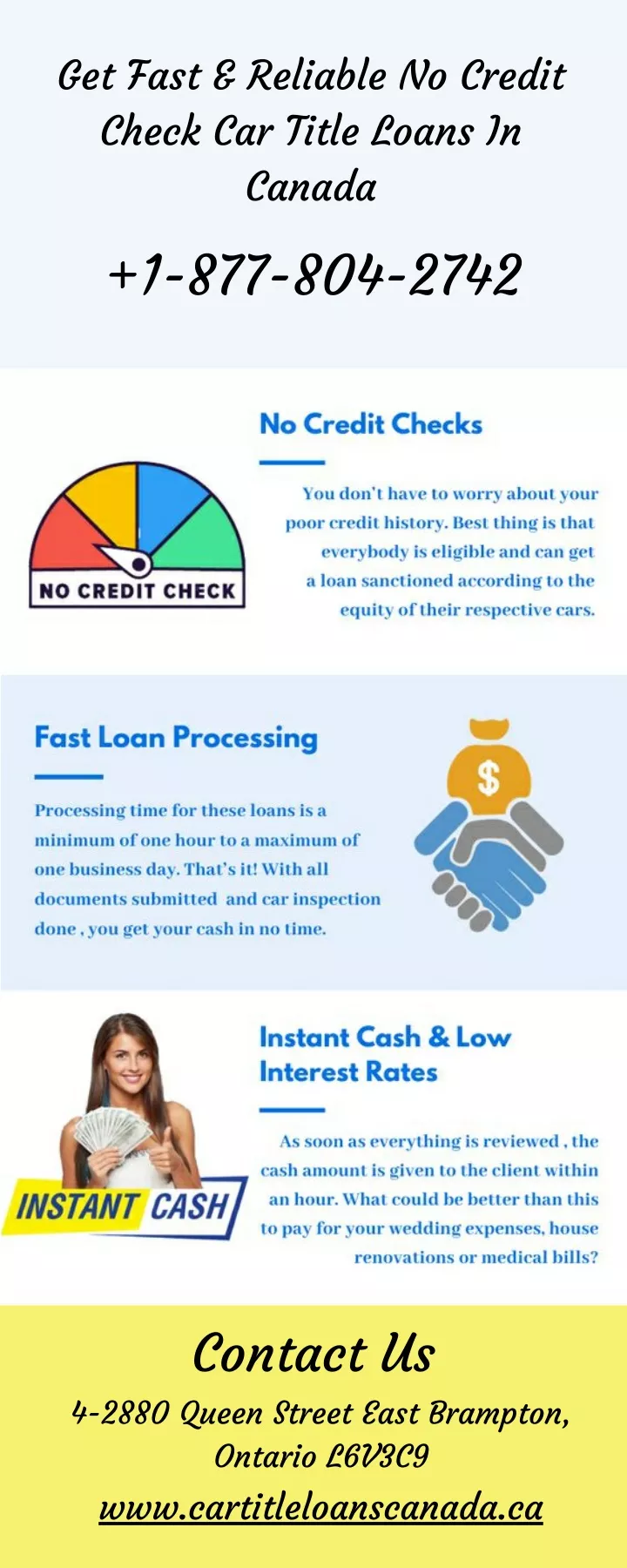 get fast reliable no credit check car title loans