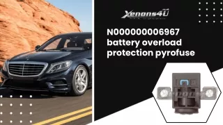 n000000006967 battery overload protection pyrofuse