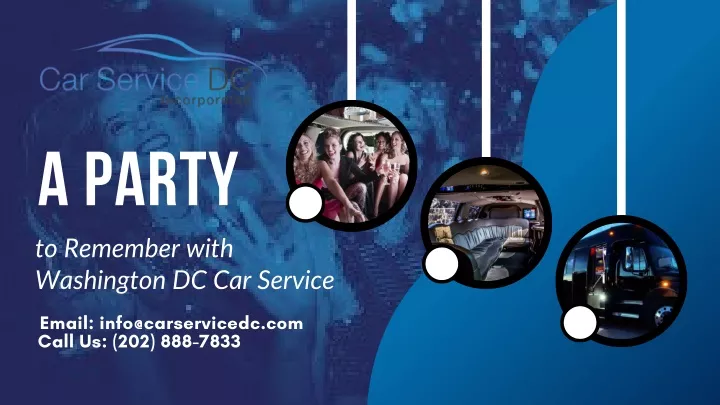 a party to remember with washington dc car service