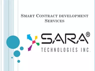 Smart Contract Development Services