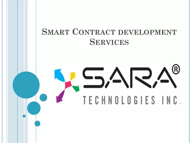 smart contract development services