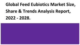 global feed eubiotics market size share trends analysis report 2022 2028