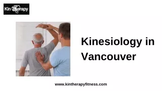 Kinesiology in Vancouver