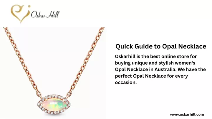 quick guide to opal necklace