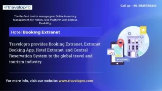 Booking Extranet - Travelopro