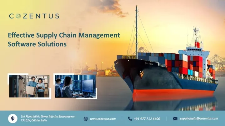 effective supply chain management software