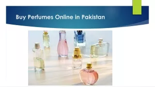 Buy Perfumes Online in Pakistan