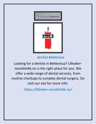 dentist bekkestua