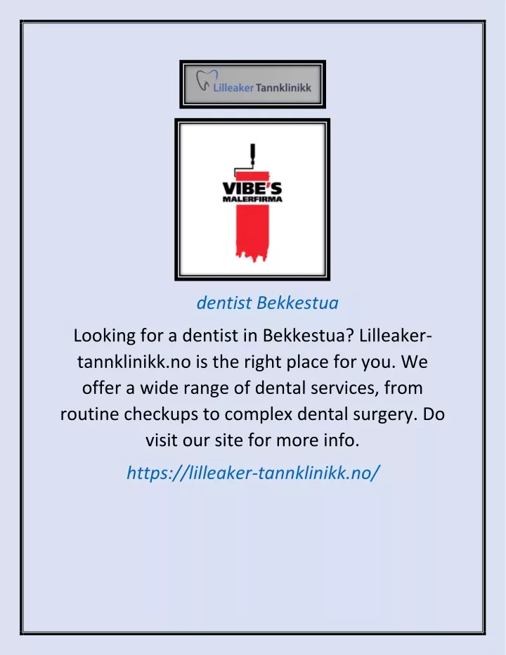 dentist bekkestua