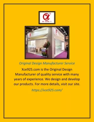 original design manufacturer service