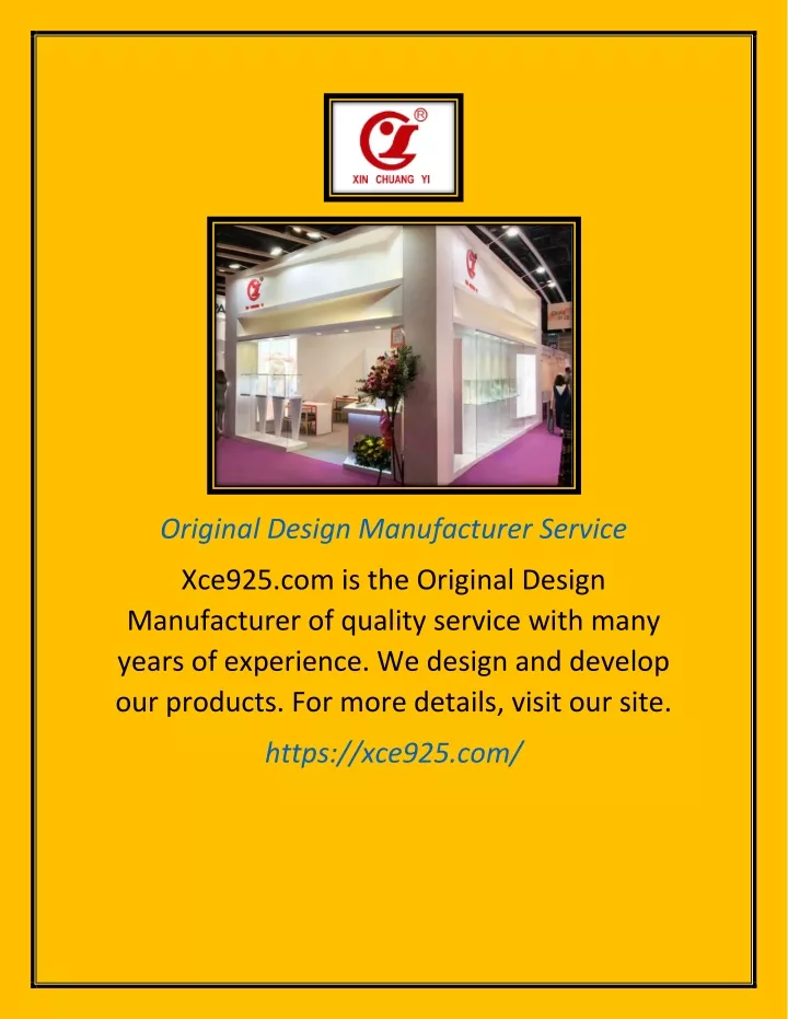 original design manufacturer service
