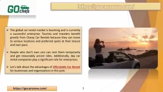Cheapest car rental service