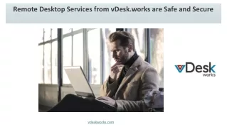 remote desktop services from vdesk works are safe