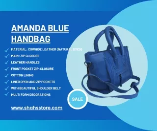 Amanda Blue Handbag
