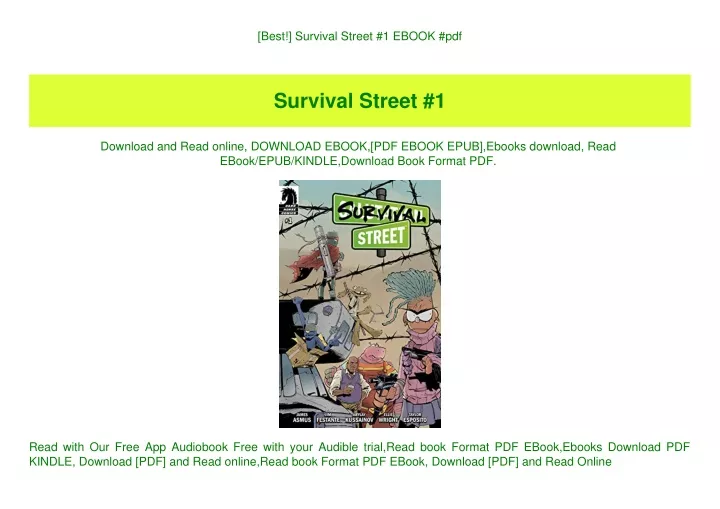 best survival street 1 ebook pdf