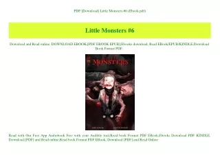 PDF [Download] Little Monsters #6 (Ebook pdf)
