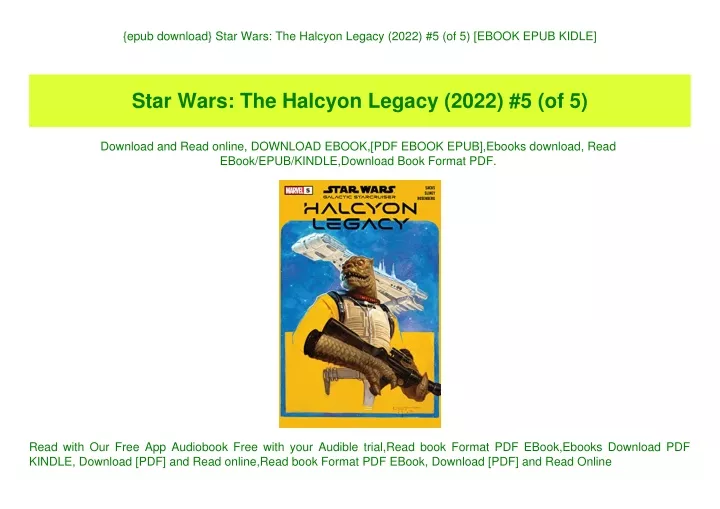 epub download star wars the halcyon legacy 2022