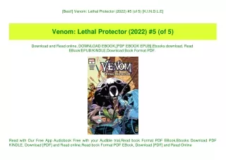 [Best!] Venom Lethal Protector (2022) #5 (of 5) [K.I.N.D.L.E]