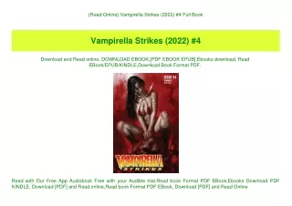 {Read Online} Vampirella Strikes (2022) #4 Full Book