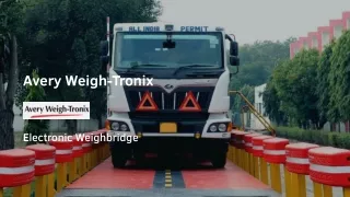 Avery Weigh-Tronix provides electronic weighbridges