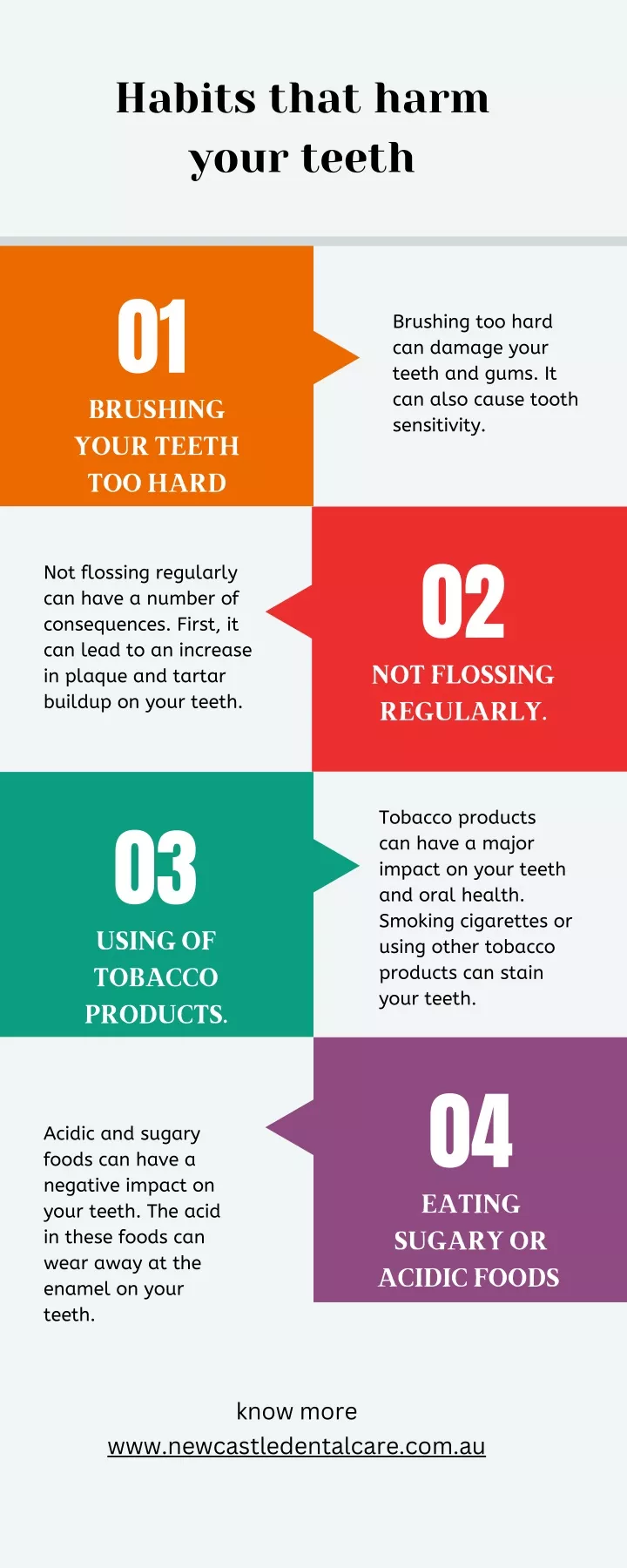habits that harm your teeth