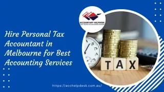 Hire Personal Tax Accountant in Melbourne for Best Accounting Services