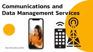 communications and data management services