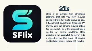 Sflix - Enjoy Free Movies And Tv Shows In 1080p Print
