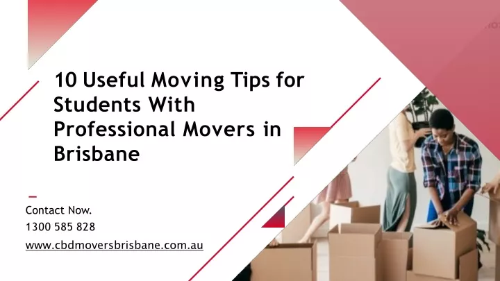 10 useful moving tips for students with