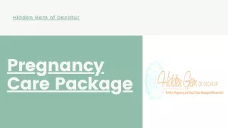 Pregnancy Massage