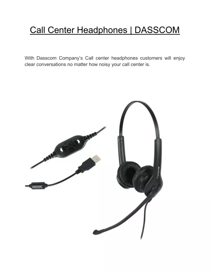 call center headphones dasscom