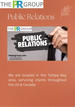 public relations