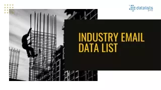 INDUSTRY EMAIL DATA LIST