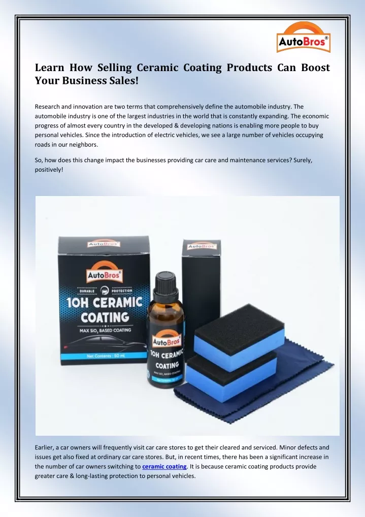 PPT Ceramic coating PowerPoint Presentation, free download ID11617290